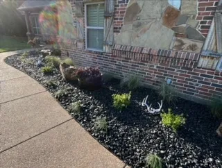 North Texas garden transformation with professional planting